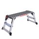 WELLFOR 1-Step Aluminum Folding Step Stool, 330 lbs. TL-HGY-32773