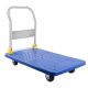 Amucolo Blue Metal Foldable Platform Truck with 1320lb Weight Capacity and 360 Degree Swivel Wheels DHS-CYW1-7861