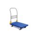 Amucolo Blue Metal Foldable Platform Truck with 440lb Weight Capacity and 360 Degree Swivel Wheels DHS-CYW1-7864