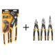 DEWALT Straight Jaw Push Lock Pliers Set (2-Piece) and Compound Plier Set (3-Pack)