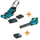Makita 18-Volt X2 (36V) LXT Cordless 21 in. Lawn Mower Kit & 4 batteries (5.0Ah) with bonus 18-Volt Brushless Blower & Charger