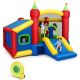 Costway 6-in-1 Inflatable Bounce House Bouncy Castle Blo-Watt up Toddler Bouncy House for Kids Indoor Outdoor with 480 Blower
