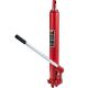 VEVOR 3-Tons 6600 lbs. Red Hydraulic Long Ram Jack Manual Cherry Picker with Single Piston Pump, Clevis Base and Handle