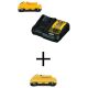 DEWALT 20V MAX Compact Lithium-Ion 3.0Ah Battery, 20V MAX Compact Lithium-Ion 4.0Ah Battery with 12V to 20V MAX Charger