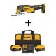 DEWALT 20V MAX XR Cordless Brushless 3-Speed Oscillating Multi-Tool with 20V MAX XR Premium Lithium-Ion 6.0Ah & 4.0Ah Batteries