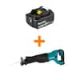 Makita 18-Volt LXT Lithium-Ion 6.0 Ah Battery with Bonus 18V LXT Lithium-Ion Cordless Reciprocating Saw BL1860B-XRJ04Z