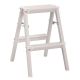 BirdRock Home 2 ft. 2-Step Silver Compact Steel Step Ladder 8 ft. Reach 11696