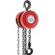 VEVOR 2-Ton Hand Chain Hoist 4400 lbs. Capacity and 7 ft. Lift Manual Hoist for Lifting Good in Transport and Workshop, Red