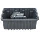 AMERICAN BUILT PRO Professional Grade 19 in. Gray Polyethylene Tote Tray with 6-Dividers