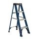 Louisville Ladder 4 ft. Fiberglass Step Ladder, 8.5 ft. Reach with 225 lbs. Load Capacity Type II Duty Rating W-3217-04
