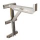 MetalTech 21.75 in. x 10 in. x 29 in. Aluminum Adjustable 3-Rung Ladder Jacks for Scaffold Extension Walk Boards, Ladder or Plank E-LJ30