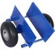 Tatayosi 600lb Metal Panel Dolly with 10in. Pneumatic Wheels, Blue J-H-W46559169