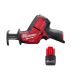 Milwaukee M12 FUEL 12V Lithium-Ion Brushless Cordless HACKZALL Reciprocating Saw w/CP High Output 2.5 Ah Battery Pack
