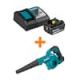 Makita 18V LXT Lithium-Ion High Capacity Battery Pack 4.0Ah with Fuel Gauge and Charger Starter Kit with bonus 18V LXT Blower BL1840BDC1-XBU5