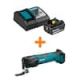 Makita 18V LXT Lithium-Ion High Capacity Battery Pack 4.0Ah and Charger Starter Kit with bonus 18V LXT Oscillating Multi-Tool BL1840BDC1-XMT3