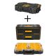 DEWALT TOUGHSYSTEM 2.0 22 in. Small Tool Box, 21.8 in. Tool Box and 10-Compartment Deep Small Parts Organizer