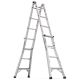 18 ft. Reach Household Aluminium Telescoping Multi-Position Ladder DATI-CYW1-879