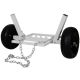 Tidoin 1100 lbs. Load Capacity White Heavy-Duty Log Dolly Log Holder GH-YDW4-595