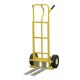 SNAP-LOC 600 lbs. Capacity All-Terrain 4 Wheel E-Track Hand Truck Cart, Oversized Closed Cell Airless Rubber Wheels SLV0600HCF2Y