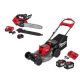 Milwaukee M18 FUEL 14 in. Top Handle 18V Lithium-Ion Brushless Cordless Chainsaw Kit & M18 FUEL 21 in. Dual Battery Mower Kit