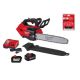 Milwaukee M18 FUEL 14 in. Top Handle 18V Lithium-Ion Brushless Cordless Chainsaw Kit with 8.0 Ah, 12.0 Ah Battery & 14 in. Chain