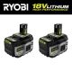 RYOBI ONE+ 18V 8.0 Ah Lithium-Ion HIGH PERFORMANCE Battery (2-Pack)