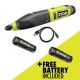 RYOBI USB Lithium Power Carver Kit with FREE USB Lithium 2.0 Ah Lithium Rechargeable Battery