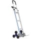 VEVOR Aluminum Hand Truck Stair Climber 550 lbs. Capacity Stair Climbing Cart with Dual Handles and Triangle Wheels TCSPLCX250KG6MDK3V0