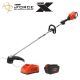 ECHO eFORCE 56V X Series 17 in. Brushless Cordless Battery String Trimmer with 5.0Ah Battery and Rapid Charger