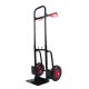 Tidoin 330 lb. Load Capacity Steel Heavy-Duty Manual Truck with Double Handles and 10 in. Rubber Wheels QD-YDW2-001