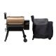 Traeger Pro 780 Wi-Fi Pellet Grill and Smoker in Bronze with Cover