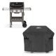 Weber Spirit II E-310 3-Burner Liquid Propane Gas Grill in Black with Grill Cover