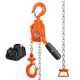 VEVOR 1/2 Ton Manual Lever Chain Hoist 5 ft. Long Chain Hoist with 360° Rotation Hook and Double-Pawl Brake