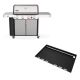 Weber Genesis S-435 4-Burner Liquid Propane Gas Grill with Full Size Griddle Insert