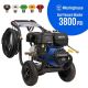 Westinghouse WPX 3800 psi 3.6 GPM 274cc Cold Water Gas Powered Triplex Pump Pressure Washer with 5 Quick Connect Nozzles