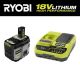 RYOBI ONE+ 18V 12.0 Ah HIGH PERFORMANCE Starter Kit with ONE+ 8A Rapid Charger