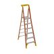 Werner 6 ft. Fiberglass Podium+ Platform Step Ladder (12 ft. Reach Height ) with 300 lbs. Load Capacity Type IA Duty Rating PDLIA06