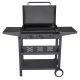 Alpulon 3-Burner 22 in. Black Propane Gas Grill with 24,500 BTU, Adjustable Temperature Control