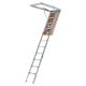 Louisville Ladder Energy Efficient 7 ft. 8 in. to 10 ft. 3 in., 22.5 in. x 54 in. Insulated Aluminum Attic Ladder, 375 lbs. Load Capacity AH2240MG-R5