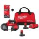 Milwaukee M12 FUEL 12-Volt Lithium-Ion Cordless Compact Band Saw XC Kit with (2) Batteries, Charger, Reamer, 3 Blades, and Bag