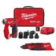 Milwaukee M12 12V Lithium-Ion Cordless Brushless Rotary Tool with M12 4-in-1 Installation 3/8 in. Drill Driver Kit