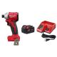 Milwaukee M18 18-Volt Lithium-Ion Brushless Cordless 1/4 in. Compact Impact Driver with M18 5.0Ah Battery and Charger