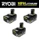 RYOBI ONE+ HP 18V HIGH PERFORMANCE Lithium-Ion 6.0 Ah Battery (2-Pack) w/ ONE+ 18V 4.0 Ah Lithium-Ion HIGH PERFORMANCE Battery