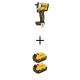 DEWALT ATOMIC 20V MAX Lithium-Ion Cordless Brushless 1/2 in. Variable Speed Impact Wrench with (2) 20V Premium 5Ah Batteries
