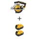 DEWALT 20V MAX Lithium-Ion Cordless Brushless 6-1/2 in. Sidewinder Style Circular Saw with (2) 20V MAX Premium 5Ah Batteries