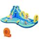 Costway Inflatable Water Slide Kids Bounce House Castle Splash Water Pool with 680-Watt Blower