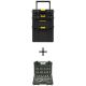 Stanley Rolling Workshop Tower with 1/4 in. and 3/8 in. Socket Set (85-Peices)