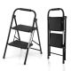 ANGELES HOME 2-Step Ladder, Reach Height 8 ft. 330 lbs. Load Capacity Duty Rating with Wide Anti-Slip Pedal 10TJ8KY3DK