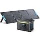 Anker 1800W Output/2400W Peak SOLIX F1500 Push Button Start Solar Generator w/ 1 200W Solar Panel for Outdoor Camping,Home,RVs B1772111