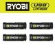RYOBI USB Lithium 2.0 Ah Lithium Rechargeable Batteries (4-Pack)